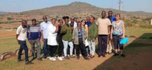 Group of volunteers & Vets from Medical check room