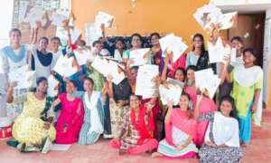 Celebrating at the Madurai Certificate Ceremony