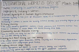 Topics explored during  Hyderabad IWD program