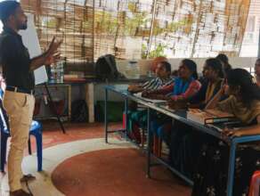Velicham Group students with their tutor