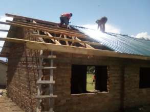 Roofing of the third classroom