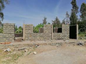 The new ECD Block being built to host 90 children