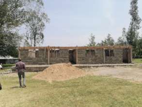 The new ECD Block being built to host 90 children