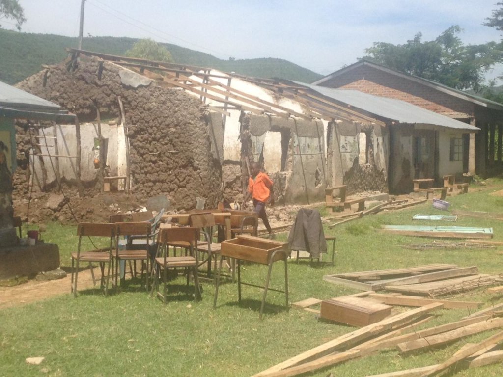 Help Build 8 Classrooms Destroyed By Flood Waters.