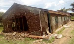 Destryoed Classrooms in PapOnditi after the flood