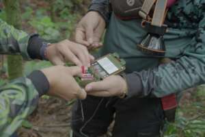 Team members from Planet Indonesia prepare a bioac