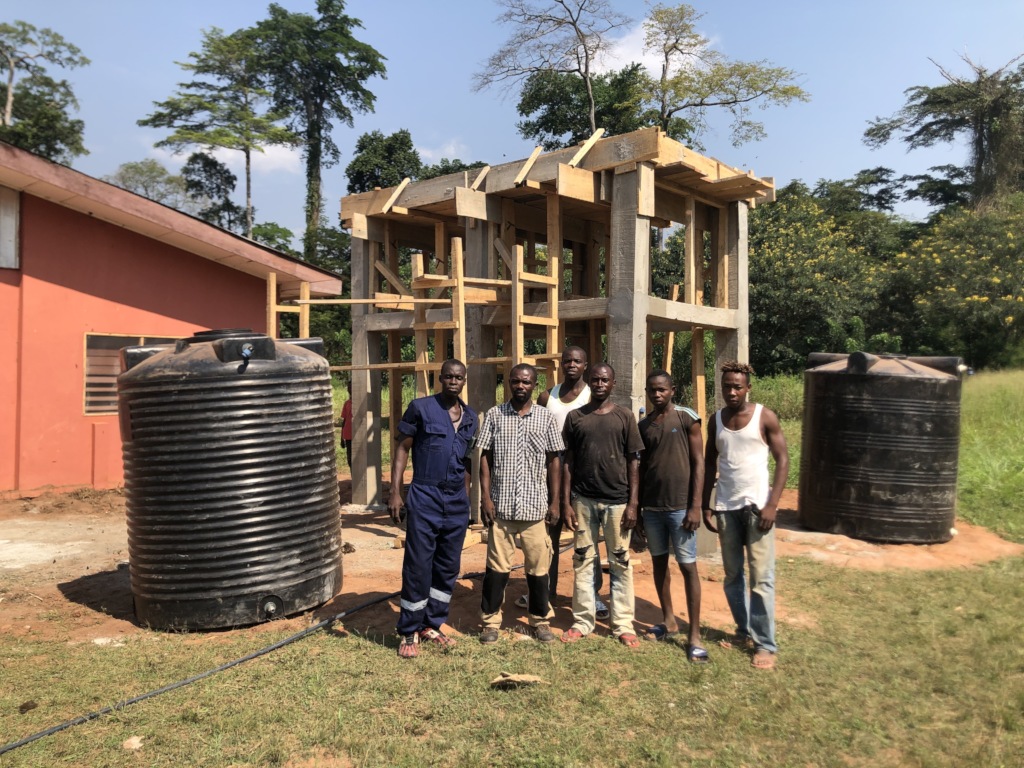 Construction/Plumbing Team at the Health Center