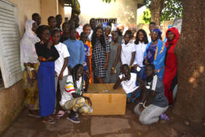 Bintou Clothe donation ceremony