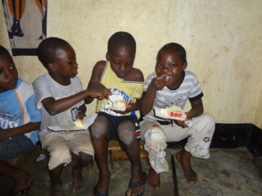 ACFA Children enjoying snack