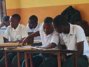Orphan Students in Class at Mwaji Secondary School