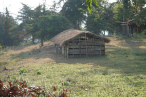 Before Orphans Africa, school was a bamboo hut