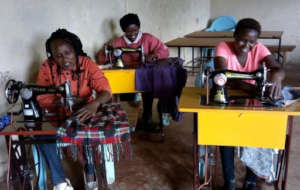 Tailoring trainees at work