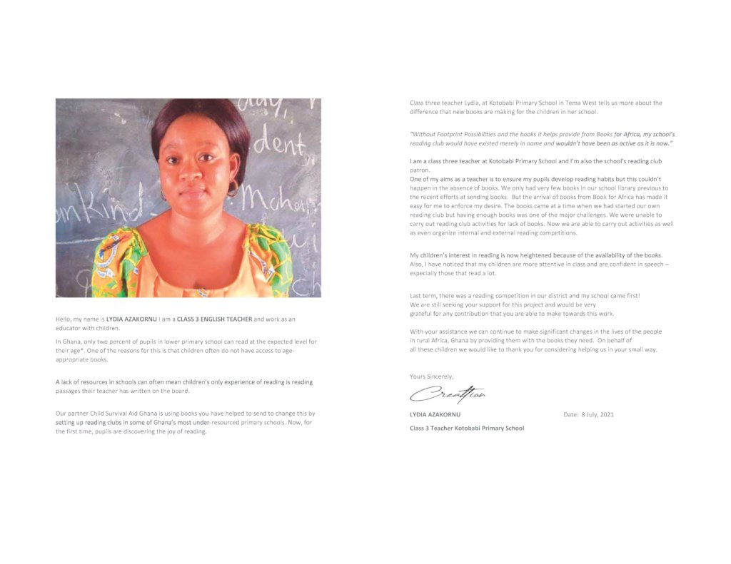 Books for Kids Ghana Africa