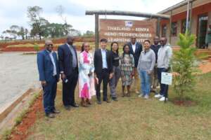 Aom with Thai ag mission in Kenya