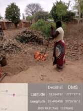 New farmer learning to make biochar