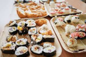 Amazing plant-based sushi made by children