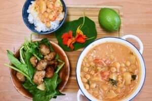 Brazilian coconut curry with chickpeas