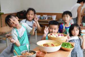 Indigenous youth creation of Mexican themed lunch