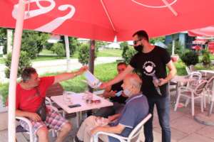 Campaign - distribution of masks for citizens