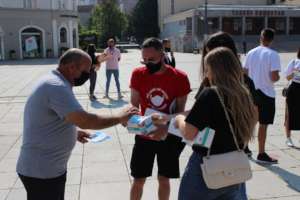 Campaign - distribution of masks for citizens