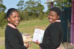 Emihle (right) and her friend Lisa.