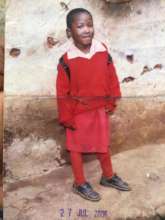Grace in 2006 in her Nursery School uniform