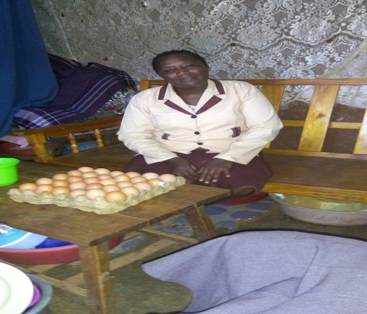 Beatrice uses loan to expand egg selling business