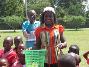 Teacher Alice at Sports Day