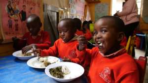 St. Vincent's Nursery School Lunch Time