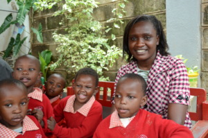Teacher Alice and Her Nursery School Children