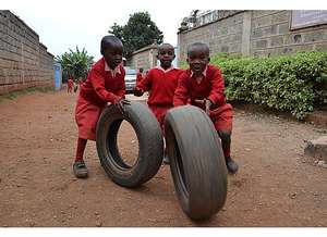At Play Rolling Tires