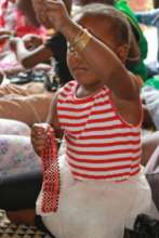 Kids Being Trained in Making Crafts