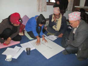 Forest Facilitators practing in the training