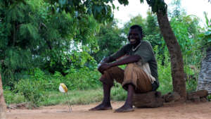 Beneficiary of a Solar Lamp