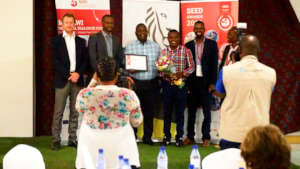 Francis and Jesper at an Award Ceremony in Malawi