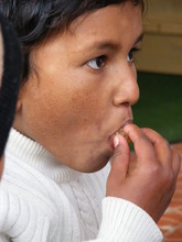 Januka Pariyar's skin infection has almost healed