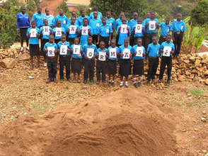 Students giving thanks to a volunteer’s family