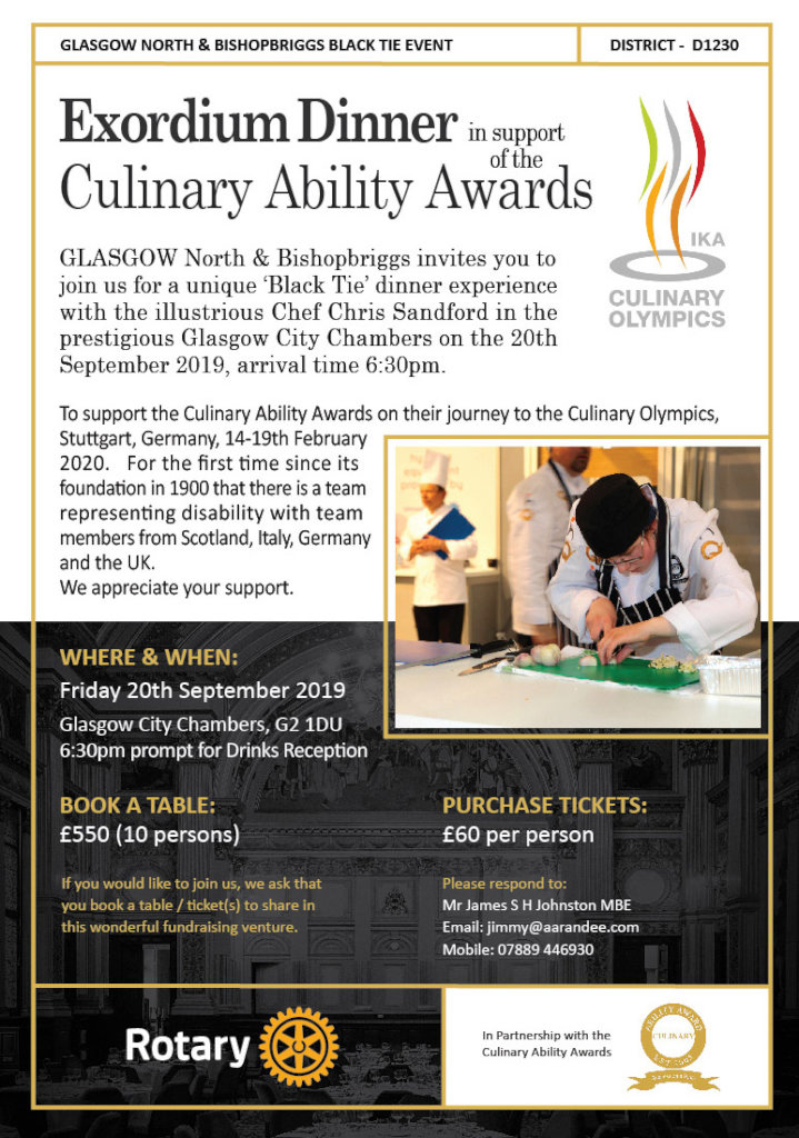 Team with disabilities in the Culinary Olympics