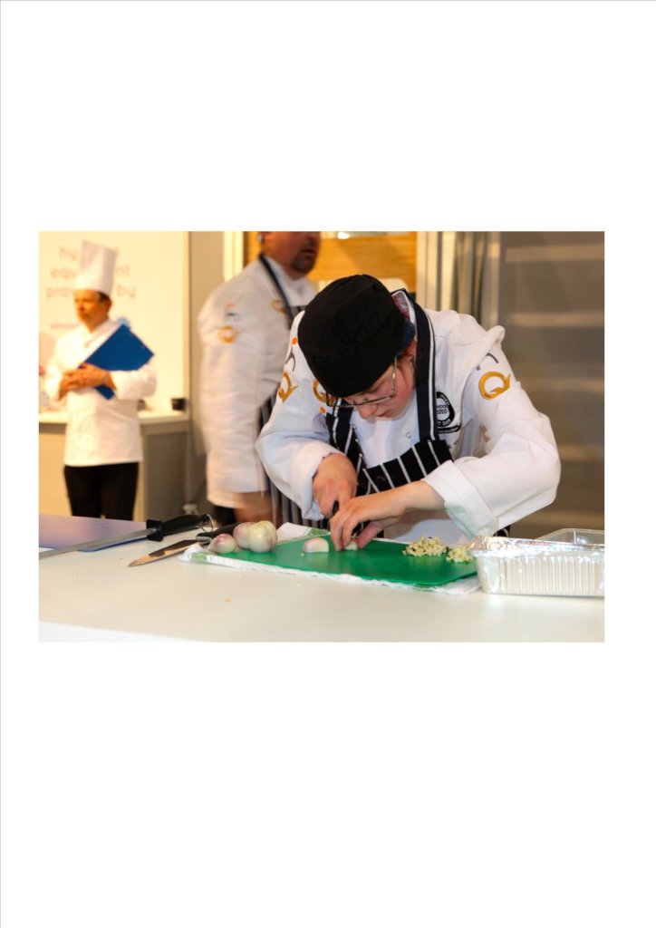Team with disabilities in the Culinary Olympics
