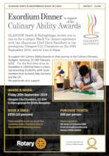 Poster promoting fundraising event
