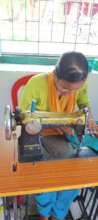 Trainees will be sewing school bags for the girls.