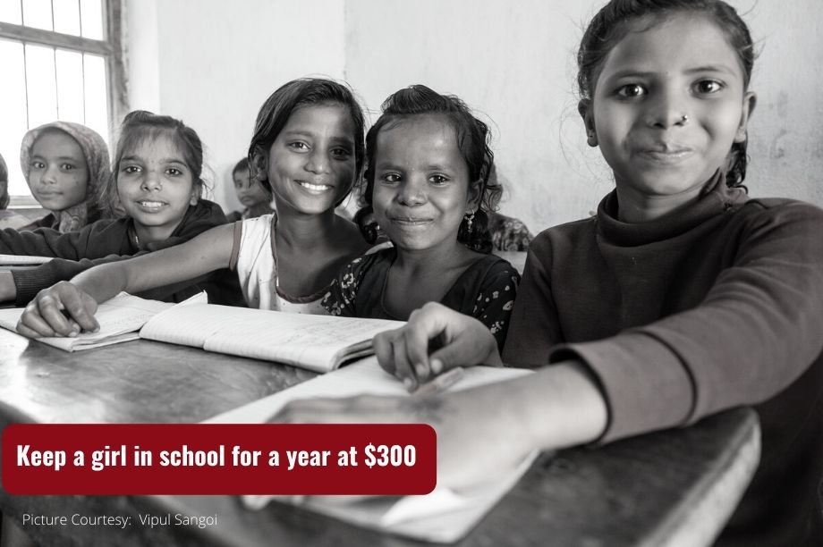 Educate One Girl for One Month in Rural India