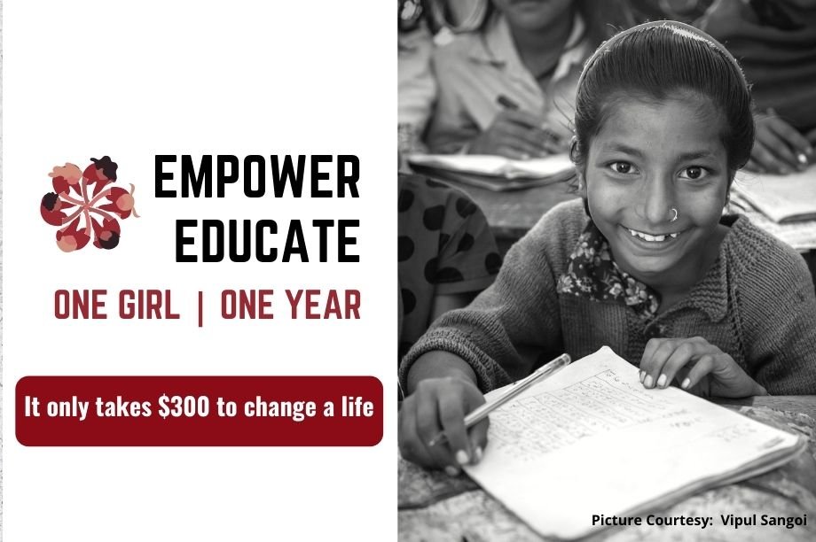 Educate One Girl for One Month in Rural India