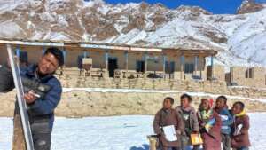 Students in Nyisal winter class 2023