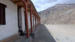 School with new playground and compound wall