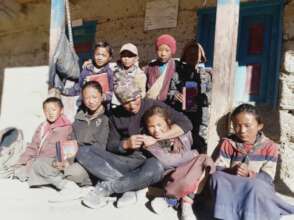 Learning outside on sunny winter days