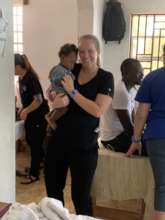 Megan with Baby
