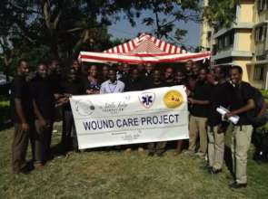 The launching ceremony of Wound Care Tent in 2015