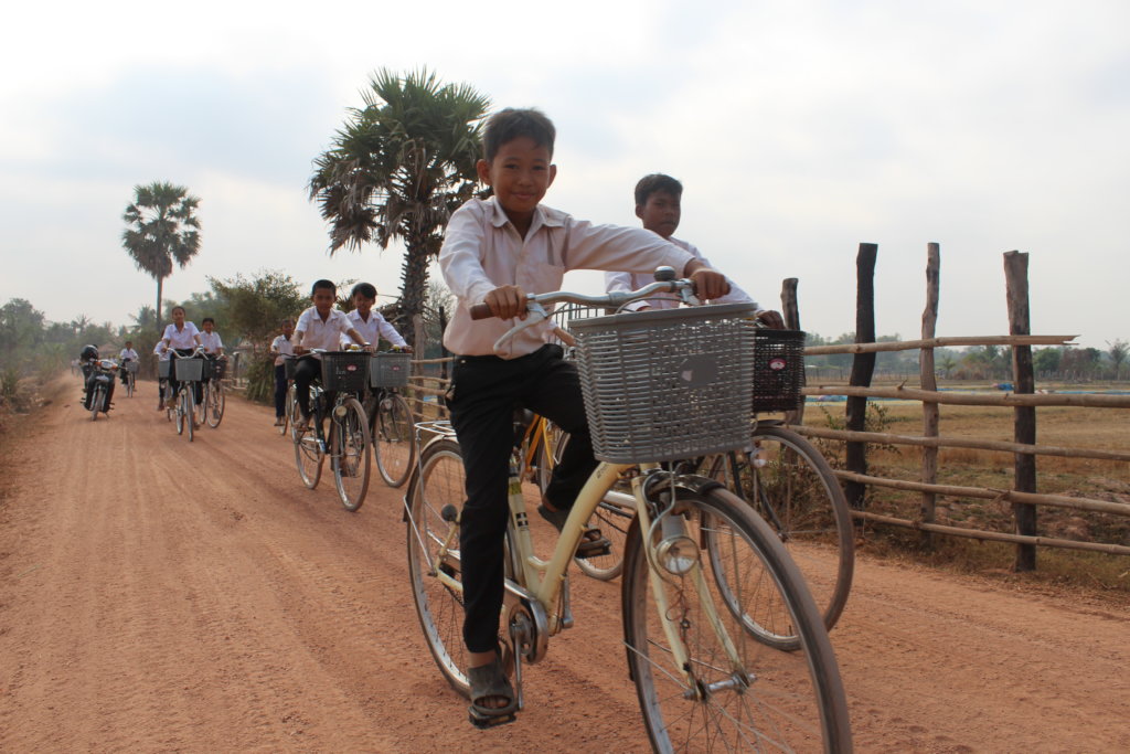 Rural Kids need bikes to attend school
