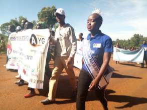 Procession to the main stage #Run4Girls 2018